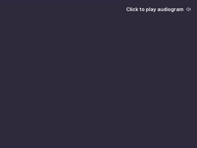 Audiogram creation process demonstration